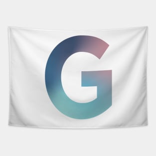 Gradient Letter G Initial Alphabet Tapestry