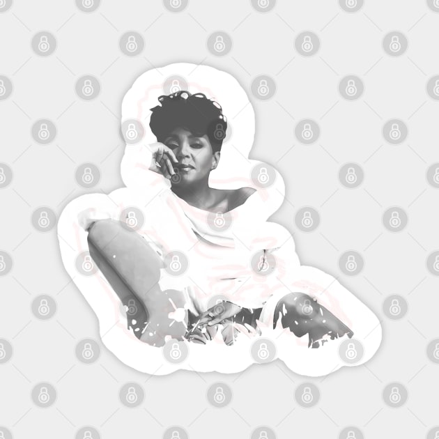 RETRO VINTAGE DIANA ROSS DIVA Magnet by elSALMA