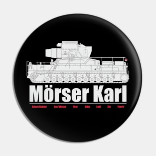 German heavy self-propelled mortar Karl Pin