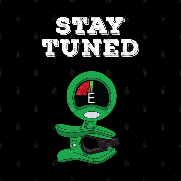 Stay Tuned Green Clip-On Tuner by nightsworthy