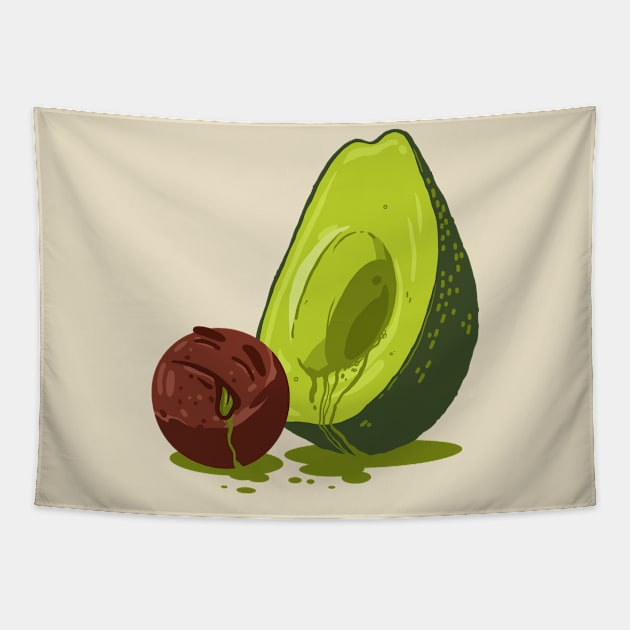 Avocaaaaaado!!! Tapestry by bigbadrobot