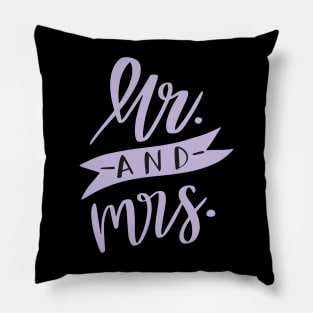 wedding couple lettering Pillow