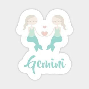 Gemini May 21 - June 20 - Air sign - Zodiac symbols Magnet