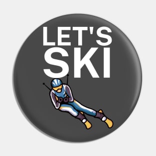 Lets ski Pin