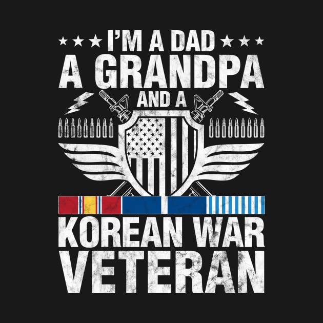 A Dad A Grandpa And A Korean War Veteran Grandparent Gift by Albatross