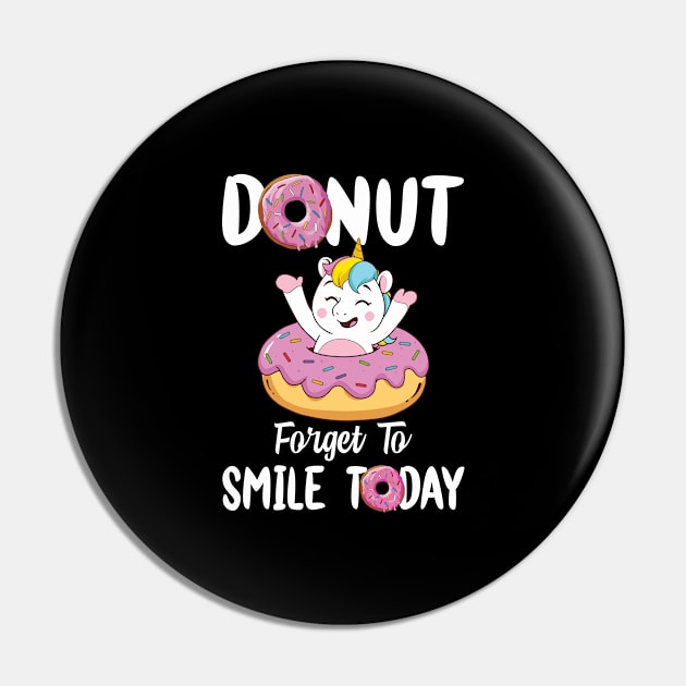 Unicorn pops out of donut and gives everyone a smile Pin by Cedinho