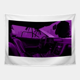 Purple Sunset Tapestry