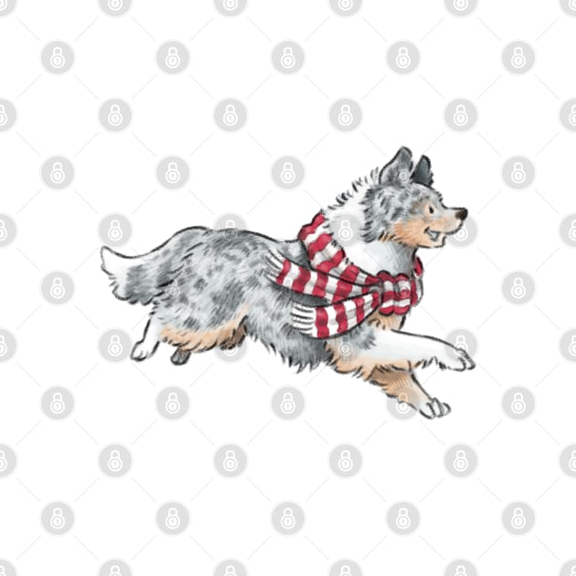 Aussie Shepherd by Elspeth Rose Design