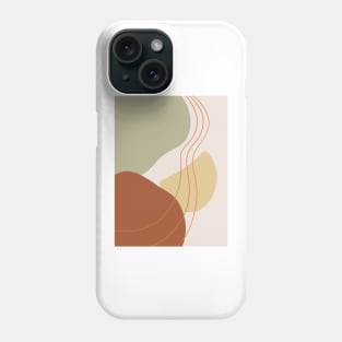 Mid Century Modern, Abstract Shapes Illustration 5.2 Phone Case