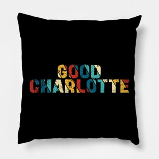 Retro Color - Good Charlotte Pillow