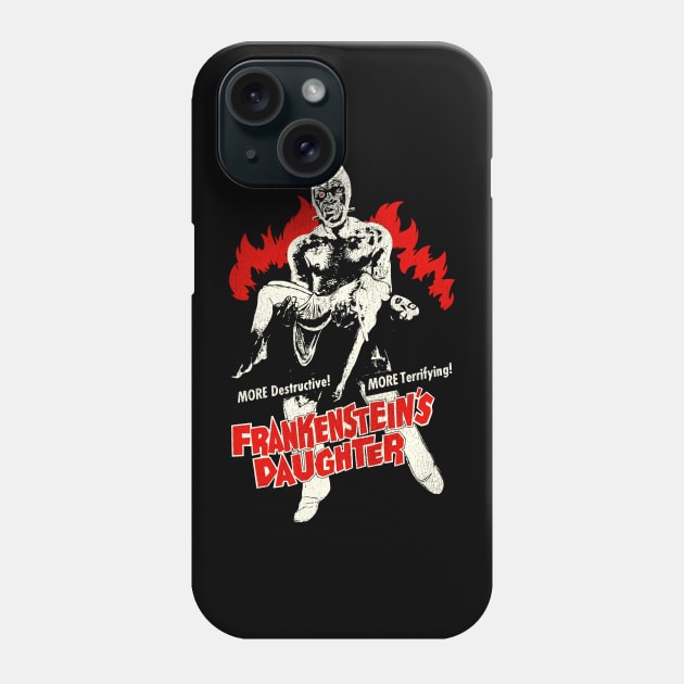 Frankenstein's Daughter Phone Case by darklordpug