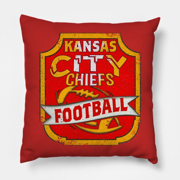 kansas city chiefs football  american football Pillow by nowsadmahi