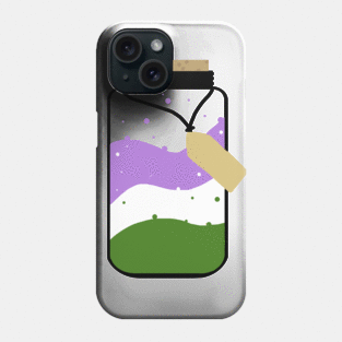 genderqueer pride jar Phone Case