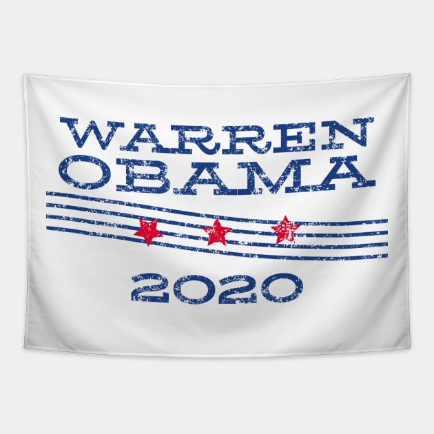 Elizabeth Warren 2020 with Barack Obama? Dare to Dream Tapestry by YourGoods