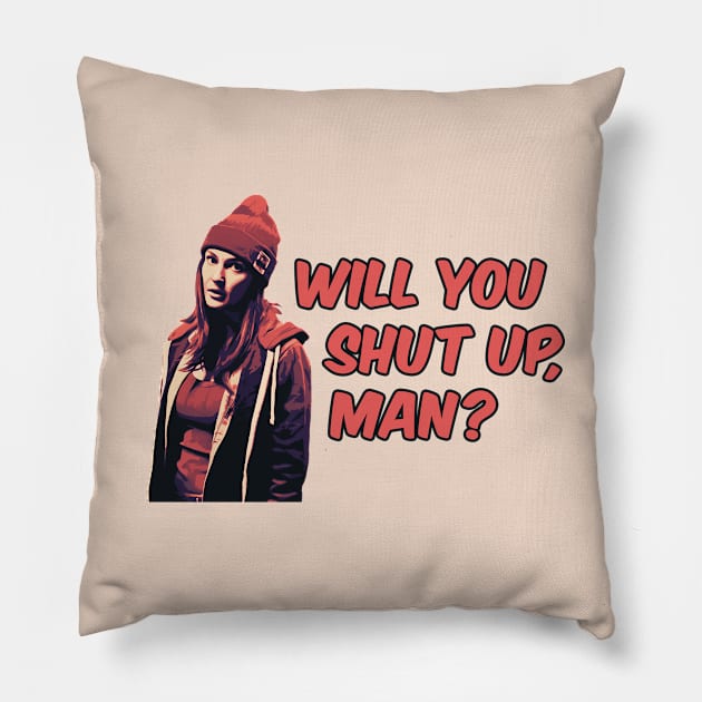 Will you just shut up, man? Nicole Haught, Wynonna Earp Pillow by viking_elf