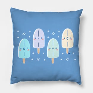 kawaii ice pop Pillow