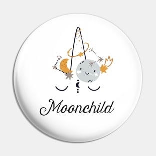 Unicorn Moonchild Pin