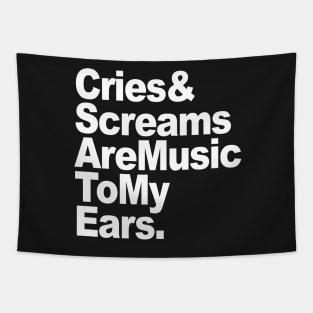 TF - Text - Cries & Screams Tapestry