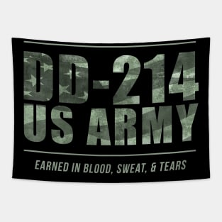 DD-214 US Army Tapestry