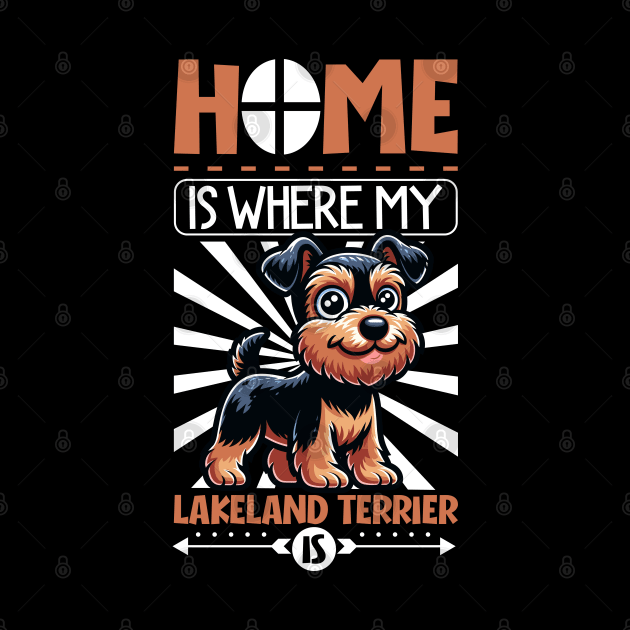 Home is with my Lakeland Terrier by Modern Medieval Design