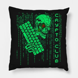 Crypto Club Cool Cryptocurrency Miner Pillow