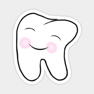 Blushing Tooth Magnet