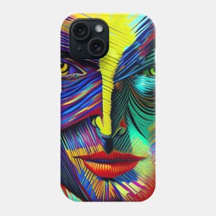 Fantasy abstract portrait Phone Case