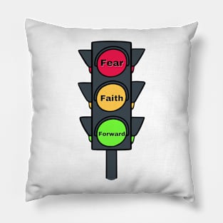 Atychiphobia Fear, Faith, Forward Pillow