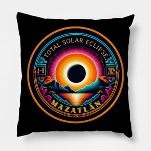 MAZATLAN MEXICO MOUNTAIN VIEW TOTAL SOLAR ECLIPSE 4-8-2024 Pillow