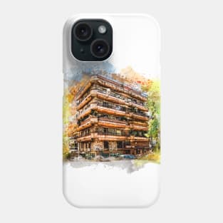 Athens city art #athens Phone Case