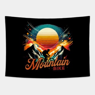 Outdoor Mountain Bike Design Tapestry