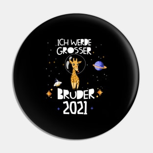 Großer Bruder 2021 Astronauten Giraffe Planeten Pin