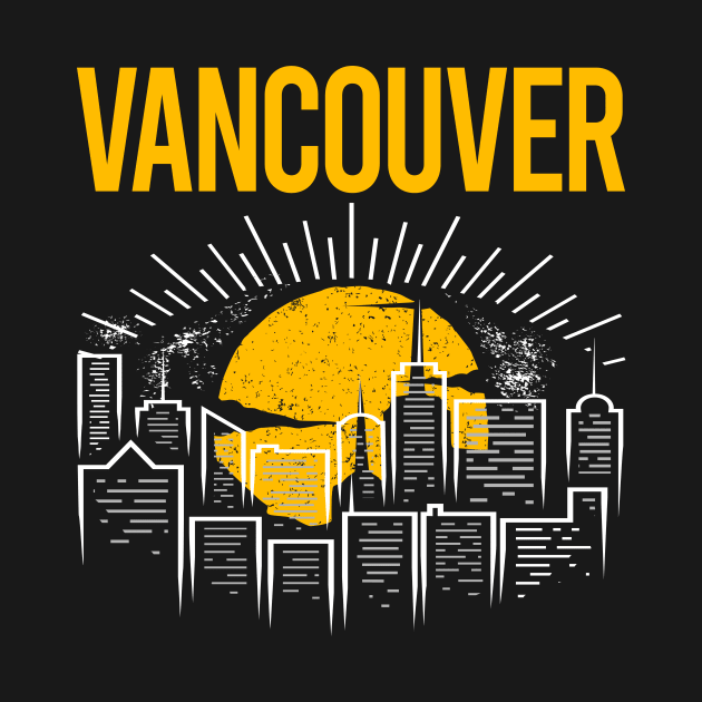 Yellow Moon Vancouver by flaskoverhand