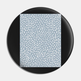 Blue Dalmatian Print Pin