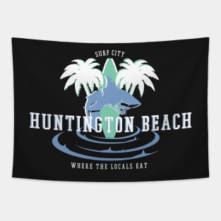 Surf City, Huntington Beach Tapestry