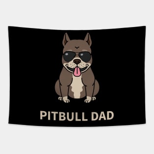 Dog Lover, Pitbull Dog, Dog Design, Pitbull Dad Tapestry