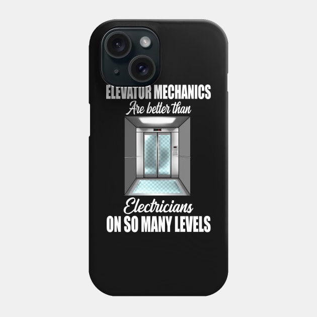 Elevator Mechanic Phone Case by AmericanIllustrationsTees