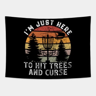 Funny Disc Golf Tapestry