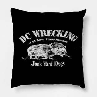 Vintage wrecking junk yard dogs Pillow