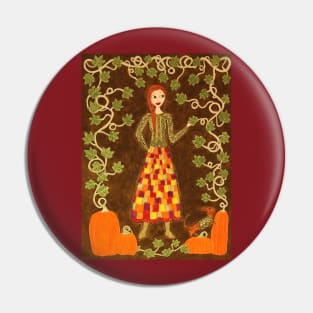 Picking Pumpkins Pin