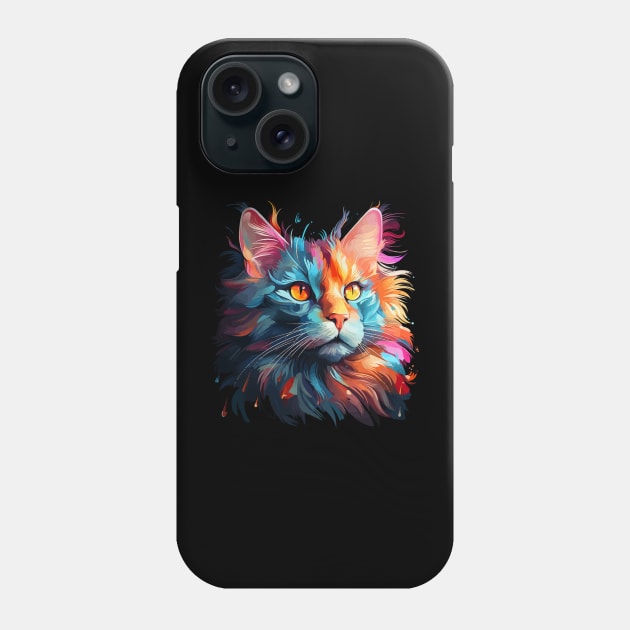 Turkish Angora Rainbow Phone Case by JH Mart