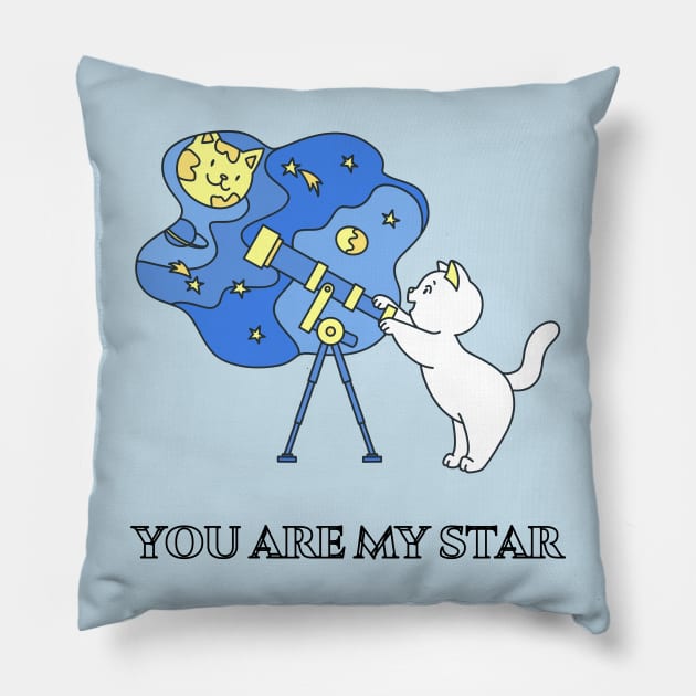 you are my star Pillow by zzzozzo