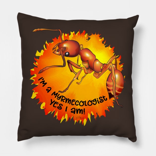 Fire Ant Pillow by NN Tease