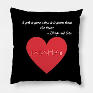 Heart of India Pillow