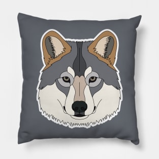 Mexican Gray Wolf Pillow