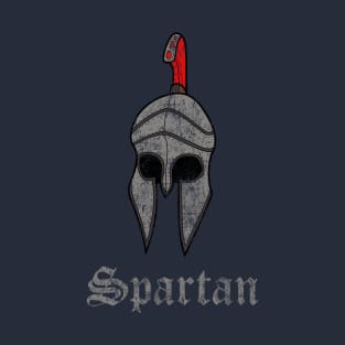 Vintage Spartan Warrior Helmet T-Shirt