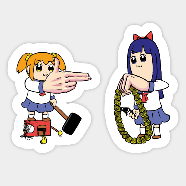 Pop The Jewels Pop Team Epic Sticker Teepublic