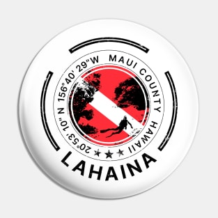 Lahaina Maui Hawaii Diving Pin