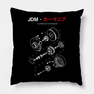 JDM Enthusiast Turbocharged Pillow