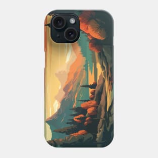 Sunrise over Riverside Landscape Phone Case